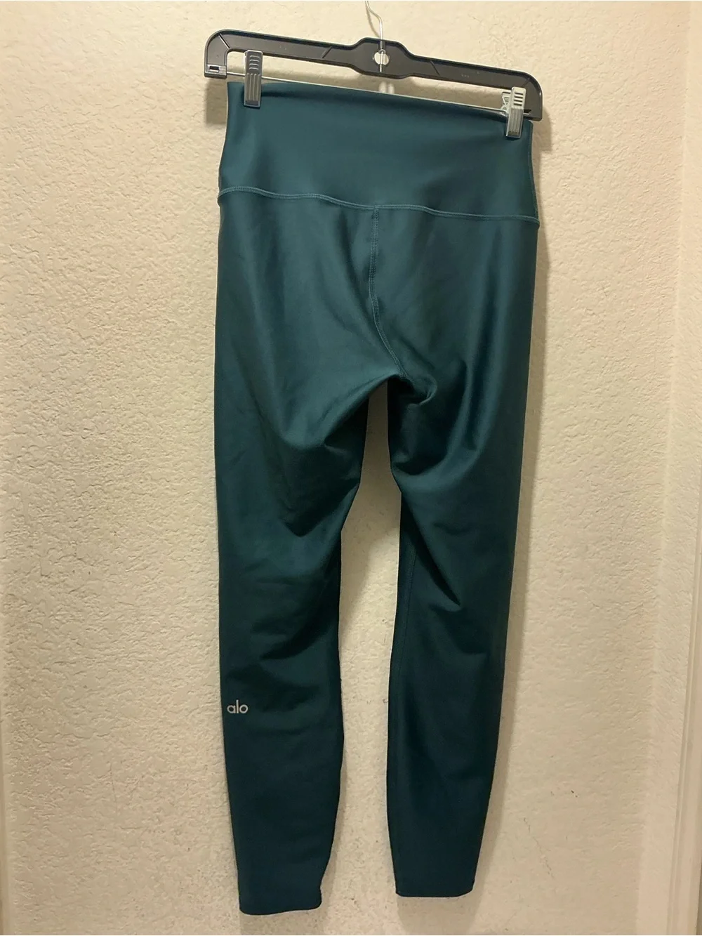 ALO Yoga High-Rise Forest Green Leggings size M